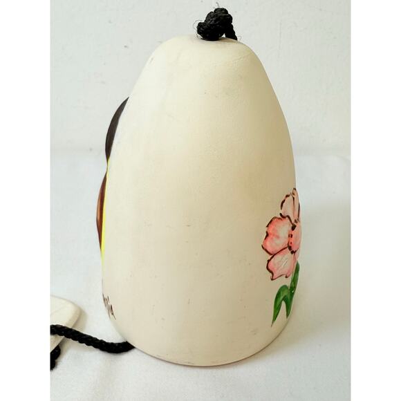 Hand Painted DeGrazia  Sandstone Wind Tamer Bell - Picture 3 of 11
